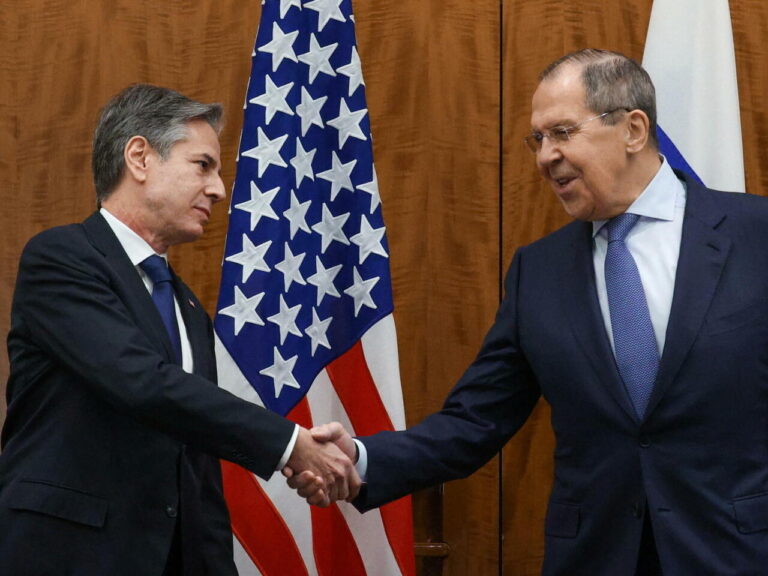 U.S. Secretary of State Blinken meets with Russian Foreign Minister Lavrov, in Geneva