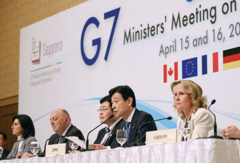 G7 Ministers’ Meeting on Climate, Energy and Environment in Sapporo